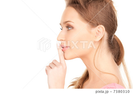finger on lips finger on lips 7380310