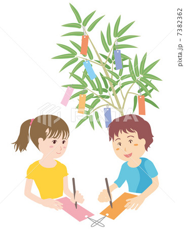 七夕と子ども 七夕と子ども 7382362