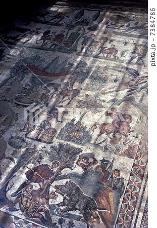 古代ローマのモザイク画 7384786