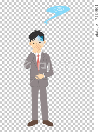 A man with nausea 7384961