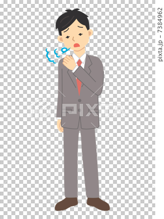 咳き込む男性 7384962