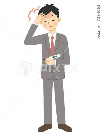 熱のある男性 7384963