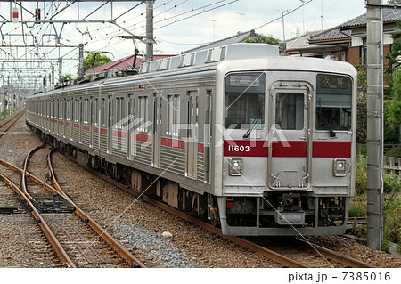 東武10000系電車 伊勢崎線 リニューアル車の写真素材 [7385016] - PIXTA