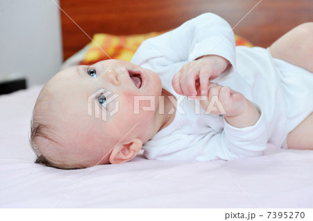 Adorable little baby 7395270