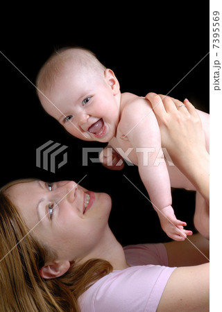 beautiful mother and daughter 7395569