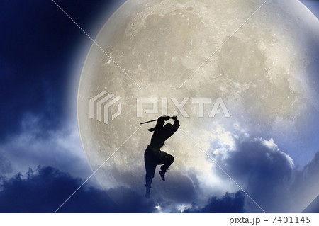 忍者シルエット 7401145