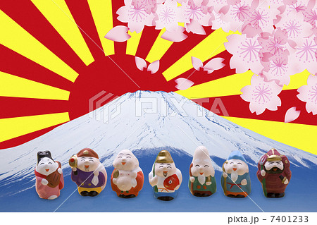 七福神と富士山 7401233