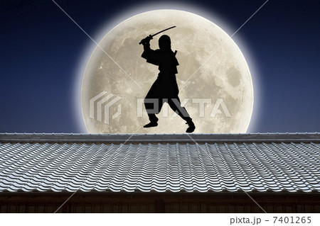 忍者シルエット 7401265