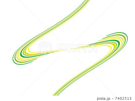 ウェーブするライン 7402513