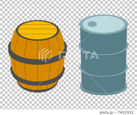 樽とドラム缶 7402932