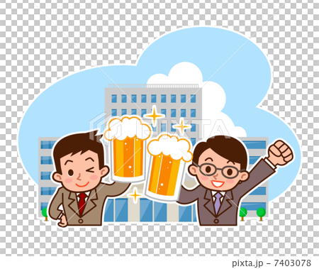 ビアガーデンで乾杯 ビアガーデンで乾杯 7403078