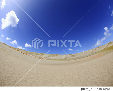 砂丘と青空 砂丘と青空 7404898