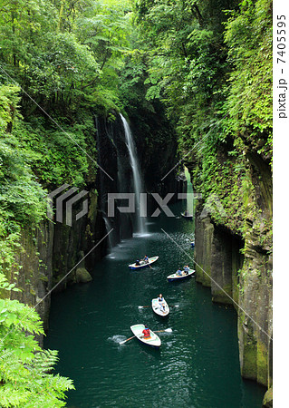 高千穂峡真名井の滝 高千穂峡真名井の滝 7405595