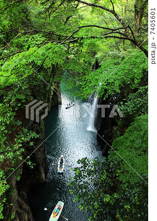 高千穂峡真名井の滝 高千穂峡真名井の滝 7405601