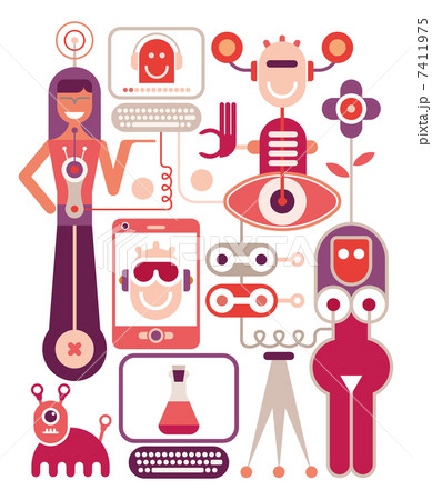 Human performance lab - vector illustration Human performance lab - vector illustration 7411975