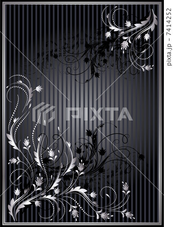 Background with silver ornament Background with silver ornament 7414252