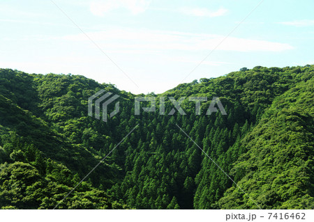屋久島の山並 7416462