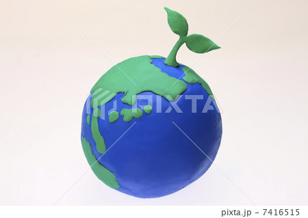 粘土の地球儀 粘土の地球儀 7416515