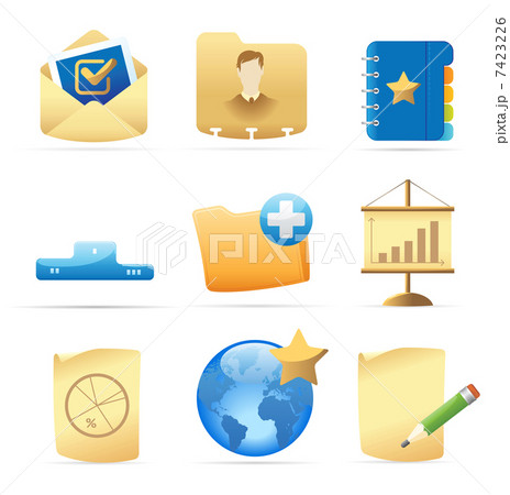 Icons for business metaphor 7423226