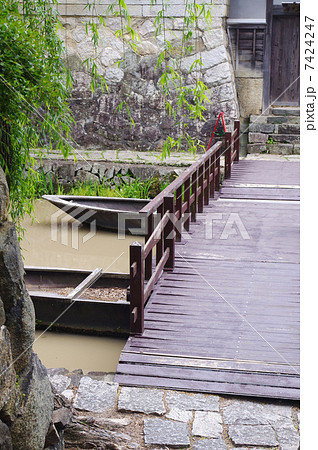 八幡堀の船橋 八幡堀の船橋 7424247