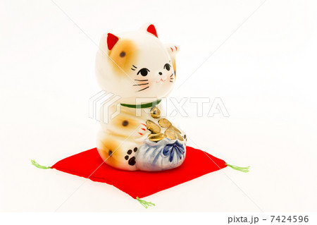 横向きの招き猫 横向きの招き猫 7424596