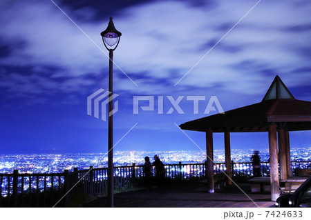 夜景　市道三本木線展望所　2013.6.1　【横版】 7424633