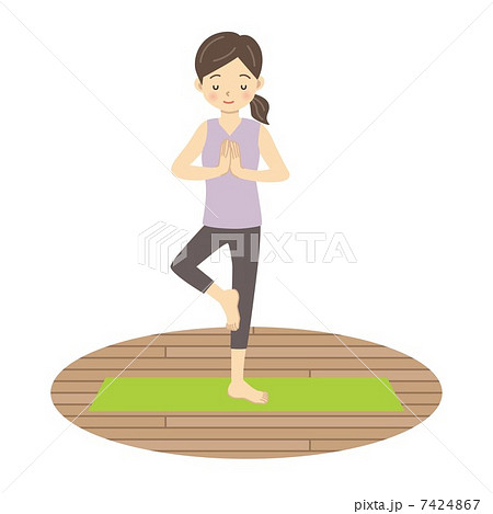 ヨガポーズイメージ 7424867