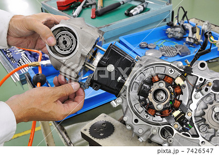 バイクエンジンの整備 バイクエンジンの整備 7426547