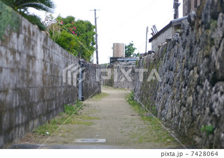 集落の路地 集落の路地 7428064