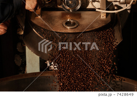 コーヒーの焙煎 7428649