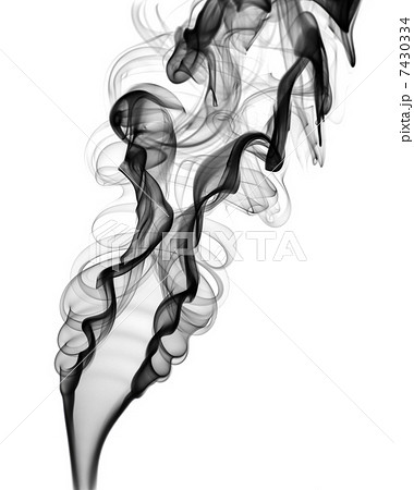 Abstract white smoke shape and curves on white Abstract white smoke shape and curves on white 7430334