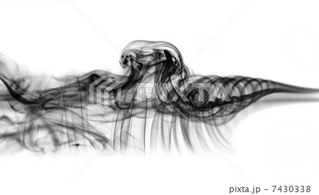 Abstraction: white mystic smoke pattern on white 7430338