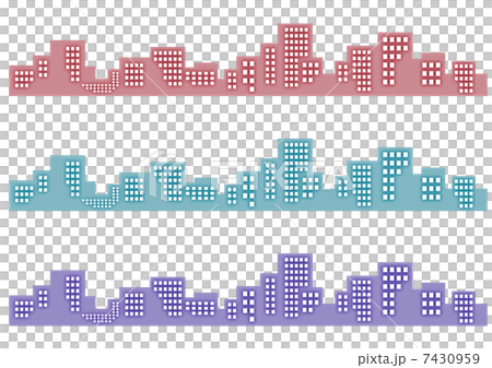 ビル群 7430959