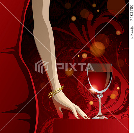 Glass of red wine 7433780