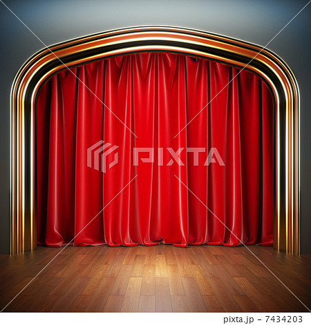 Empty stage. 7434203