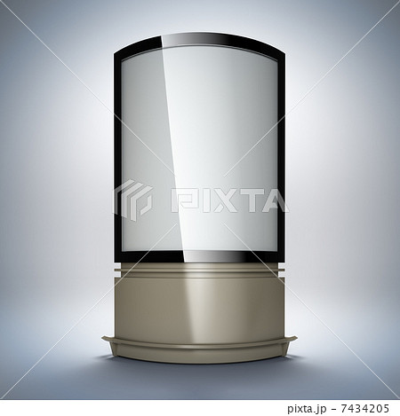 Vertical empty billboard. 7434205