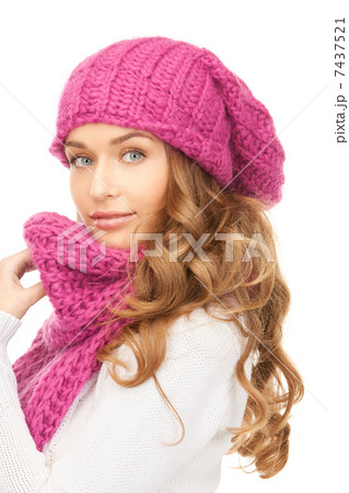 beautiful woman in winter hat beautiful woman in winter hat 7437521
