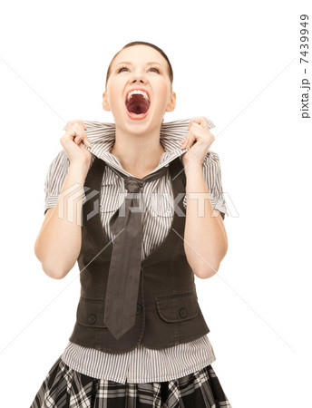 screaming teenage girl screaming teenage girl 7439949