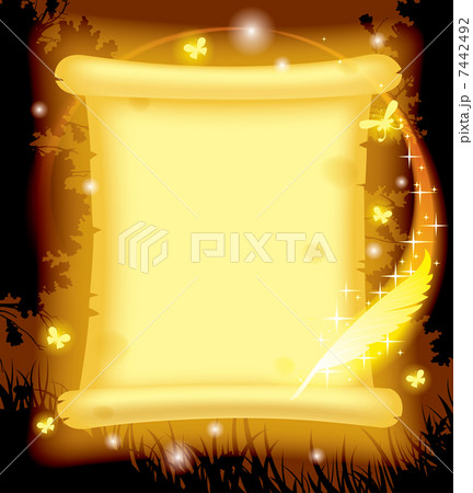 Fairy parchment and magic pen 7442492