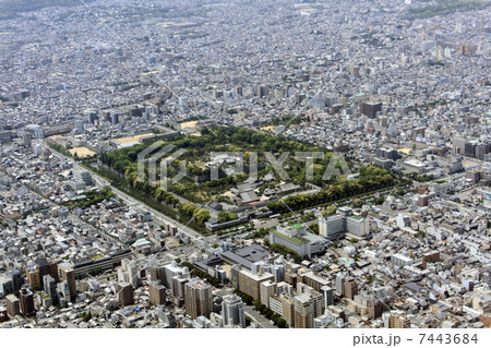 京都御所を空撮 7443684