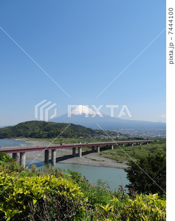 富士山　富士川　富士川サービスエリア　タテ 7444100