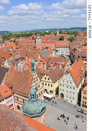 ドイツ ローテンブルクの町並み マルクト広場 ドイツ ローテンブルクの町並み マルクト広場 7444195
