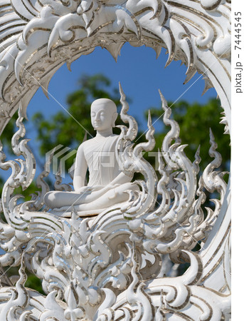 Close up detail of the White Temple. Close up detail of the White Temple. 7444545