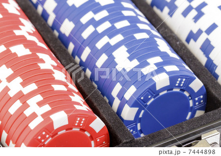 Set of poker chips 7444898