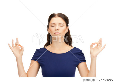 woman in meditation 7447695
