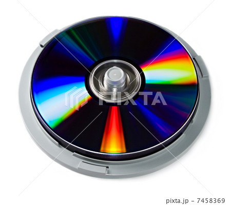 Stack of dvd disks 7458369