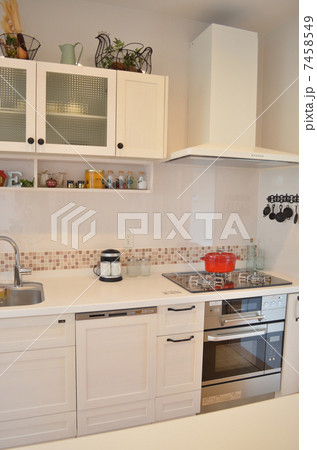 かわいい白いキッチン かわいい白いキッチン 7458549