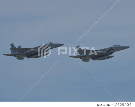 航空自衛隊 戦闘機 F-15 編隊飛行 航空自衛隊 戦闘機 F-15 編隊飛行 7459454