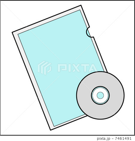 クリアファイルとCD-ROM 7461491