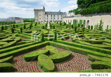 Beautiful Villandry castle , Loire valley, France Beautiful Villandry castle , Loire valley, France 7462176